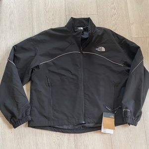 NEW The North Face Windwall Women's Full-Zip Tek Piping Wind Jacket Black S XXL